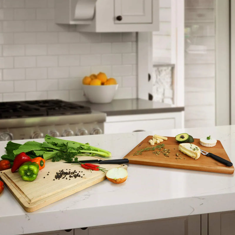 Casual Home Delice - Tabla De Cortar Rectangular Con Ranura