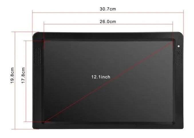 Tv Digital Portatil 12 Pul. Tdt Bat. Recarg - Hdmi - Usb