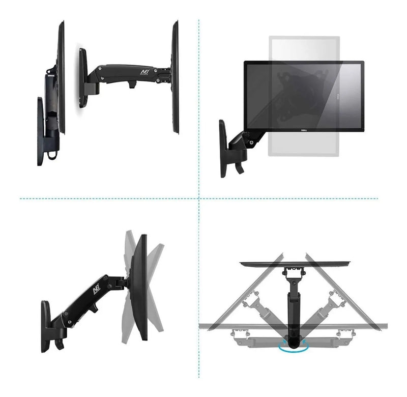 Soporte Para Tv Monitor 17 27 Nb F120 Flexi Nb North Bayou Negro