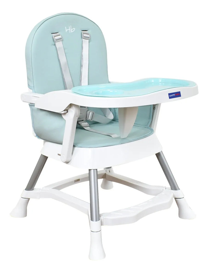 Silla Comedor Bebe 3 En 1 Lyra Happy Baby Color Celeste Celeste