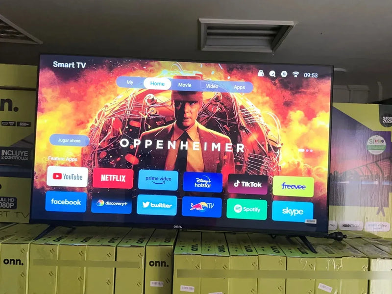 Televisor Led Onn. 55 Sin Bordes Smart Tv 4k Magis Tdt