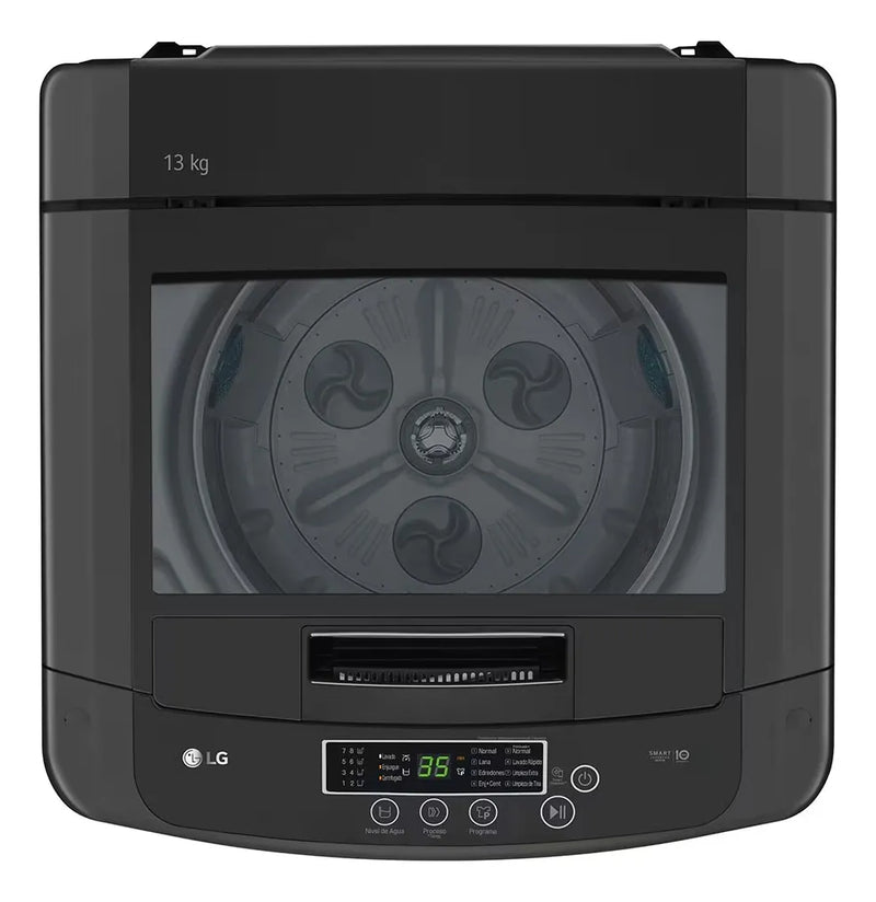 Lavadora LG Carga Superior 13kg Turbodrum Smart Negra 110/220V