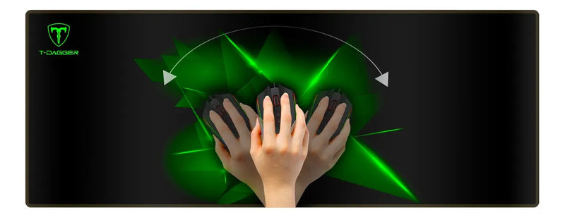 Mouse Pad Gamer T-dagger Geometry ( L ) 780x300x3 Mm. Speed