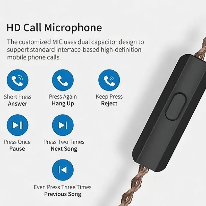 Fone de ouvido in-ear sem fio KZ Auriculares con cable ZSN Pro with mic negro