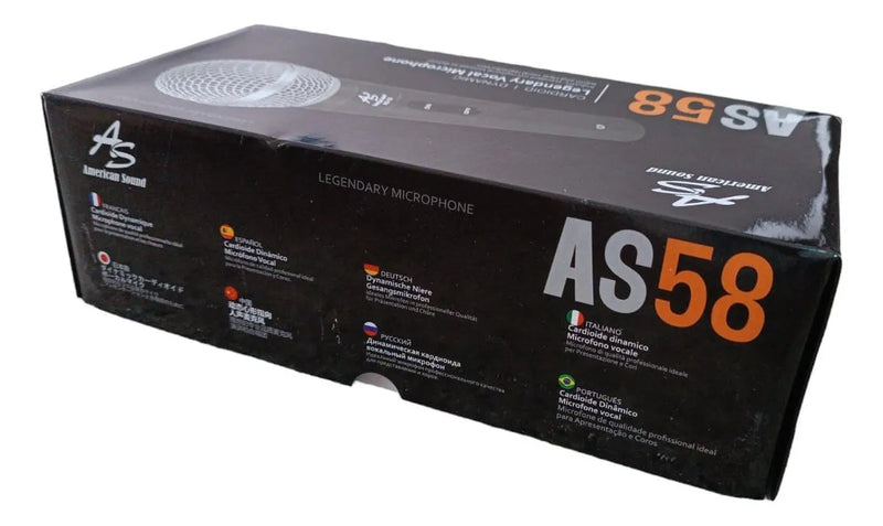 Microfono Vocal Profesional Metalico Alta Sensibilidad Color Negro