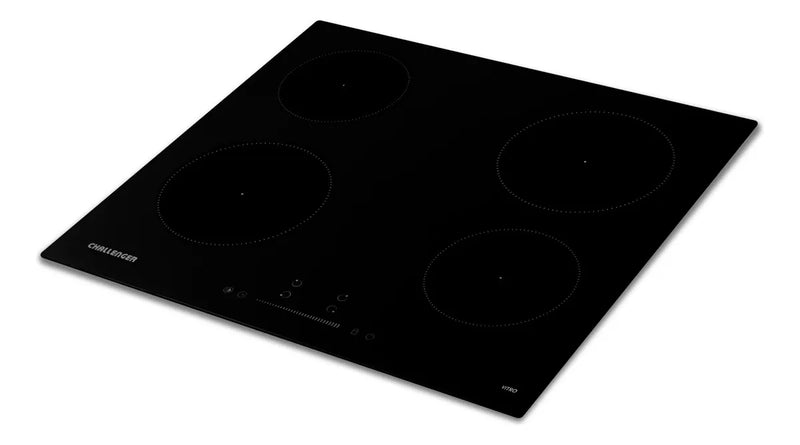 Estufa De Empotrar Vitrocerámica 60 Cm Cuatro Puestos Negro