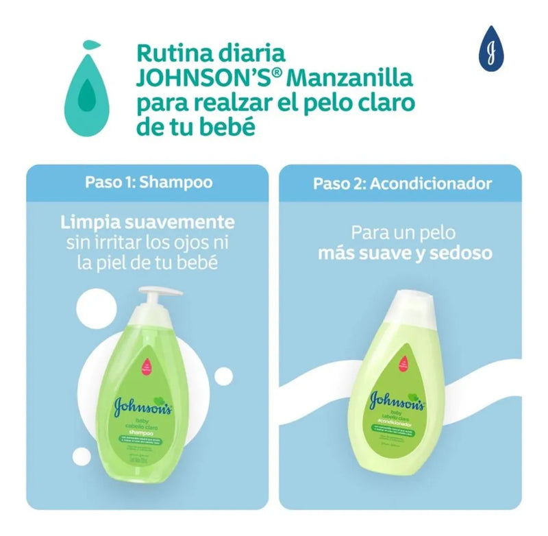 Shampoo Johnson Baby Manzanilla 200 Ml
