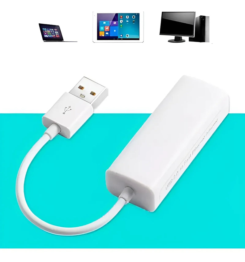 Adaptador Usb Ethernet Red Lan Ethernet Rj45 A Usb 2.0