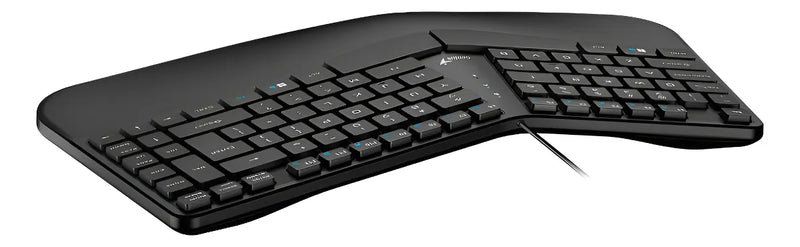 Teclado Genius Ergo Kb-700 Teclado Negro Idioma Español Latinoamérica