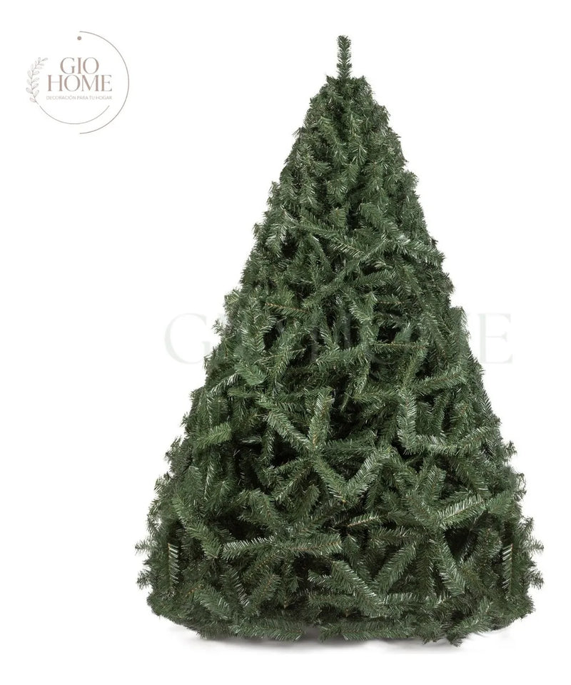 Arbol De Navidad Escoces 2.00m 1049 Puntas Gio Home Pino Navideño Look Natural Base Metalica Artificial Para Decoracion Con Bolas Adornos Extension Cintas Bombillos Botas Campanas Luces Estrella Noel