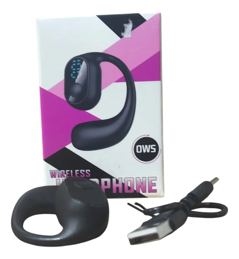 Audífono Monoauricular Oreja Inalámbrico Bluetooth Micrófono