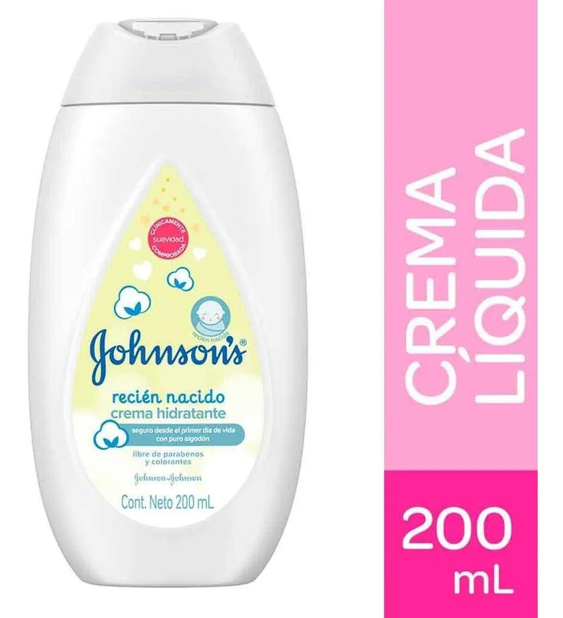 Crema Johnsons Baby Recien Nacido X 200ml
