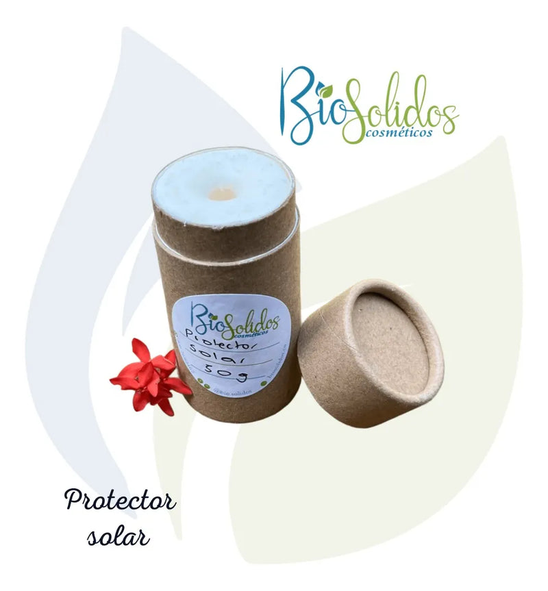 Protector Solar Sólido Natural Biosólidos 50 G