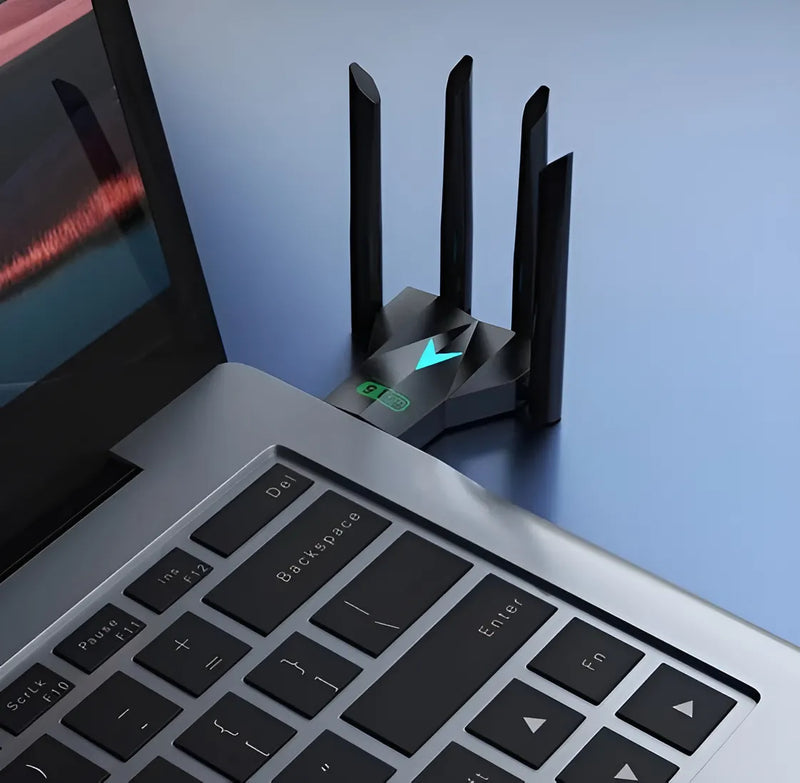 Adaptador Usb Wifi De 4 Antenas Para Pc / Ordenador
