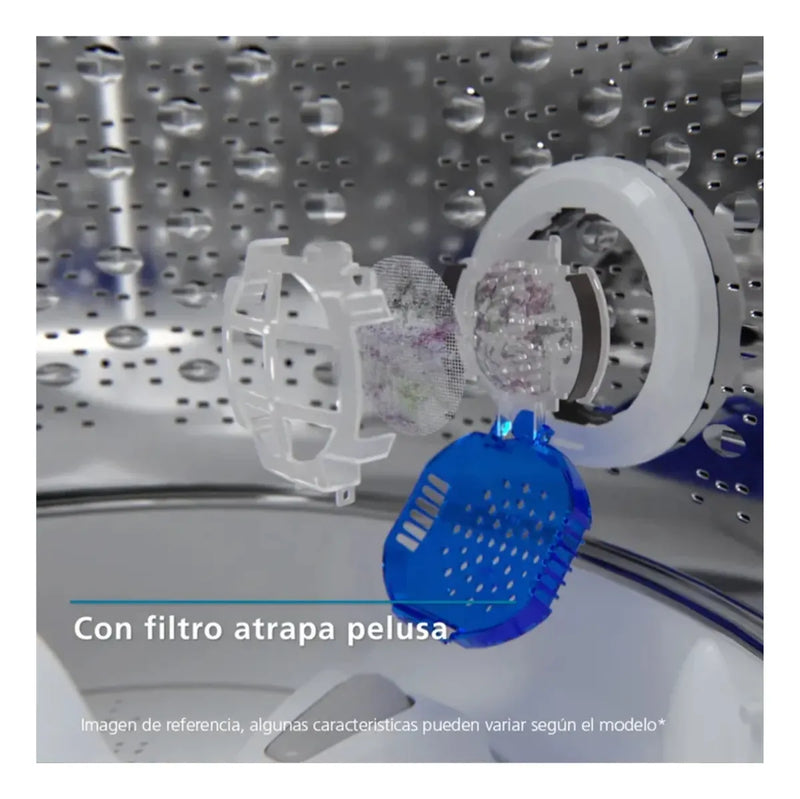 Lavadora Mabe Semiautomática Lmc48100wdab0 Diamond Gris