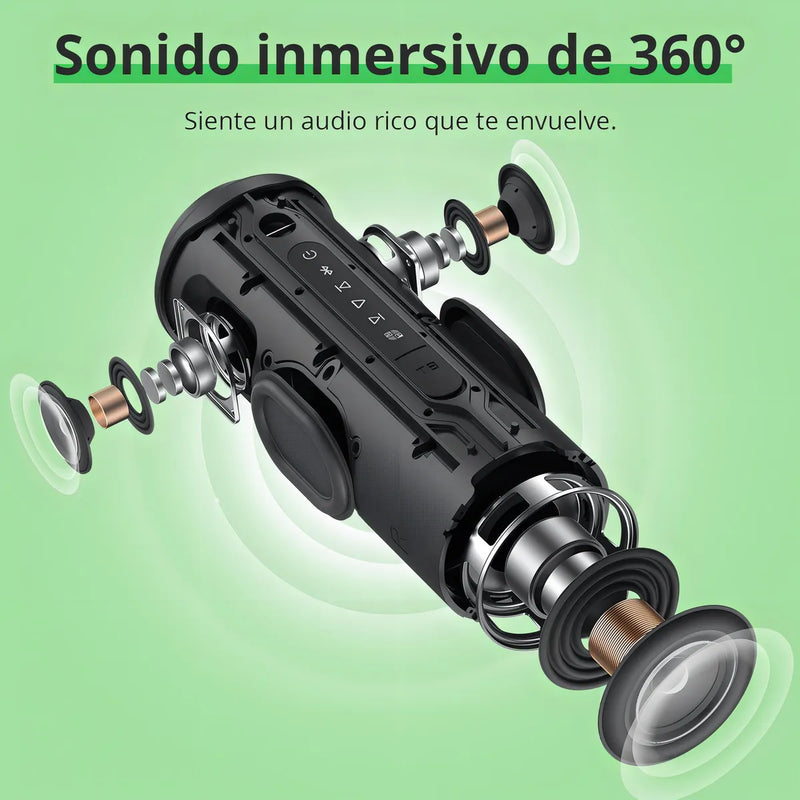 Tronsmart T8 Bocina Bluetooth Portátil 40w Sonido De 360