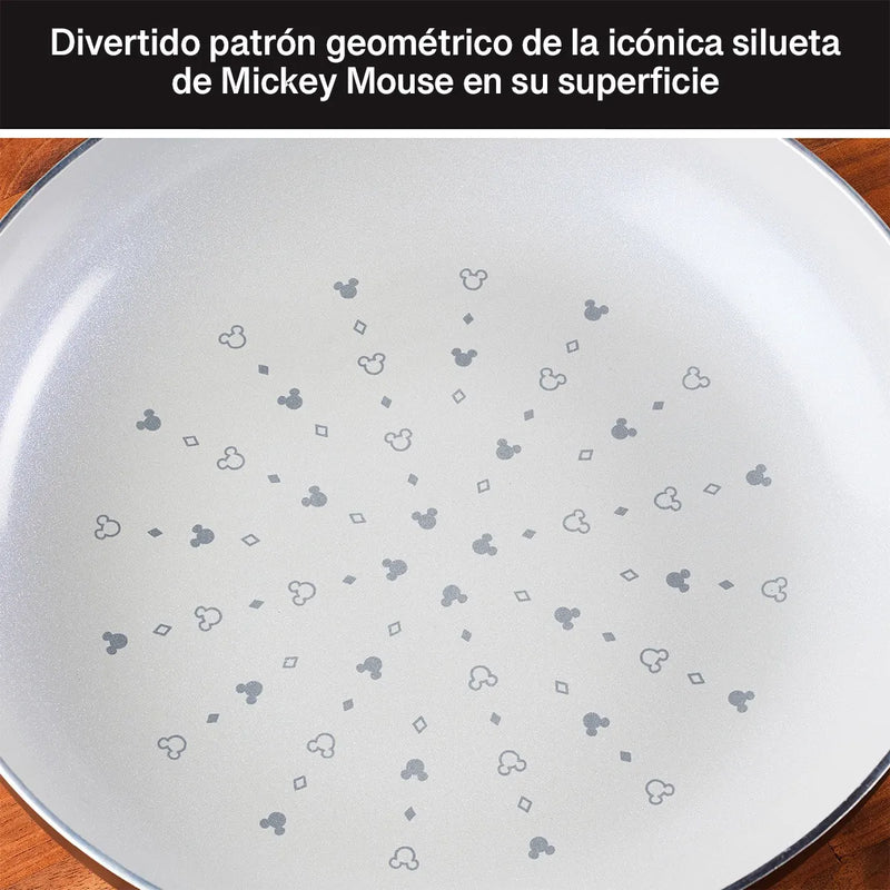 Sartén Disney 28cm Aluminio Antiadherente Cerámico Neg 14651 Black / Negro