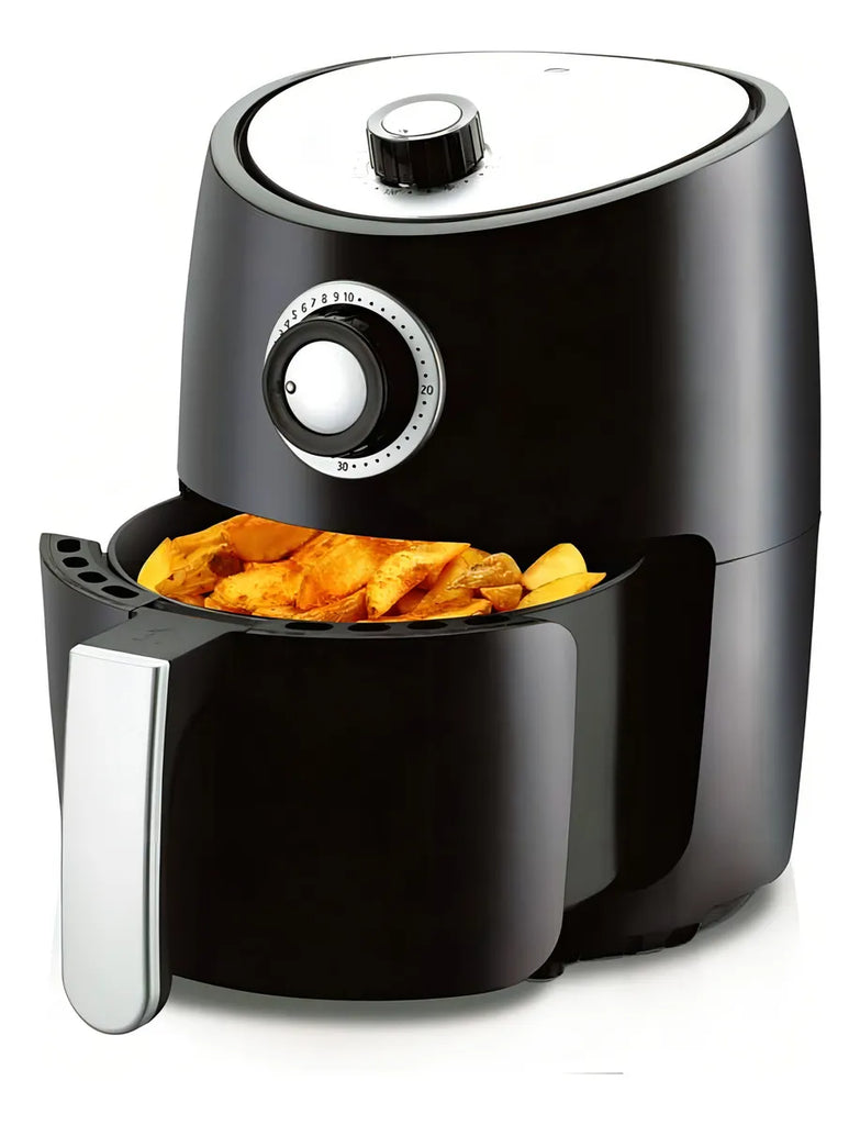 Freidora De Aire Air Fryer 2 Litros Whiteline Color Negro/plateado