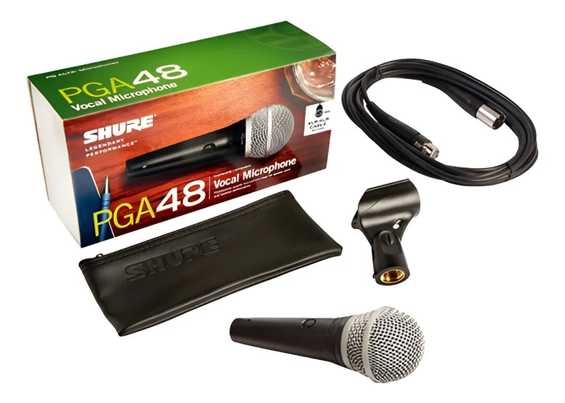 Micrófono Vocal Shure Pga48-xlr Alámbrico Dinámico Color Negro