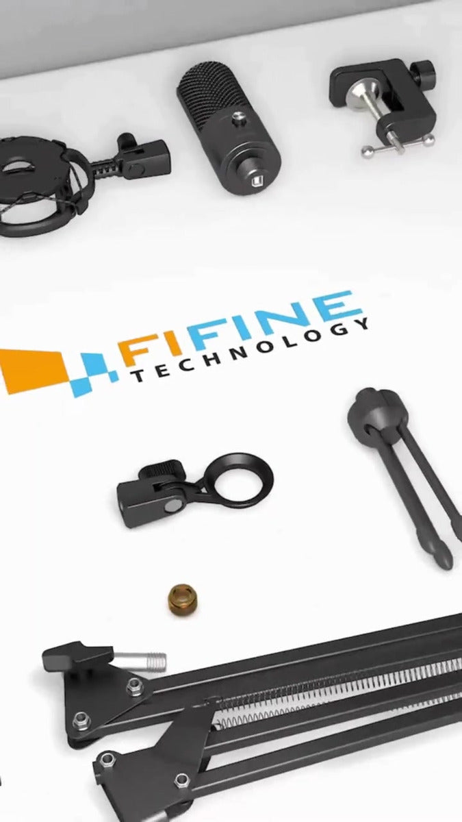 Micrófono Fifine T669 Condensador Cardioide color negroS