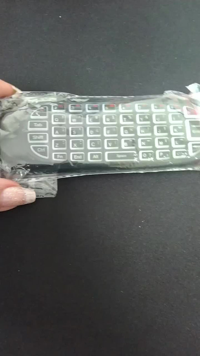 Mini Teclado Inalambrico Air Recargable Gadnic Mouse Color del mouse Negro Color del teclado Negro