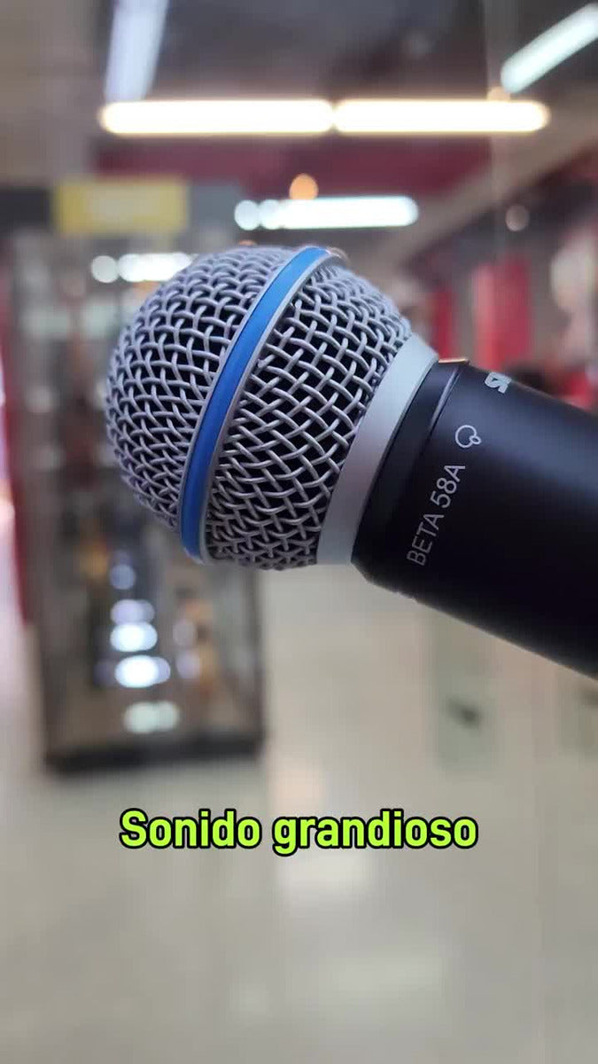 Micrófono Shure Beta Beta 58A alámbrico