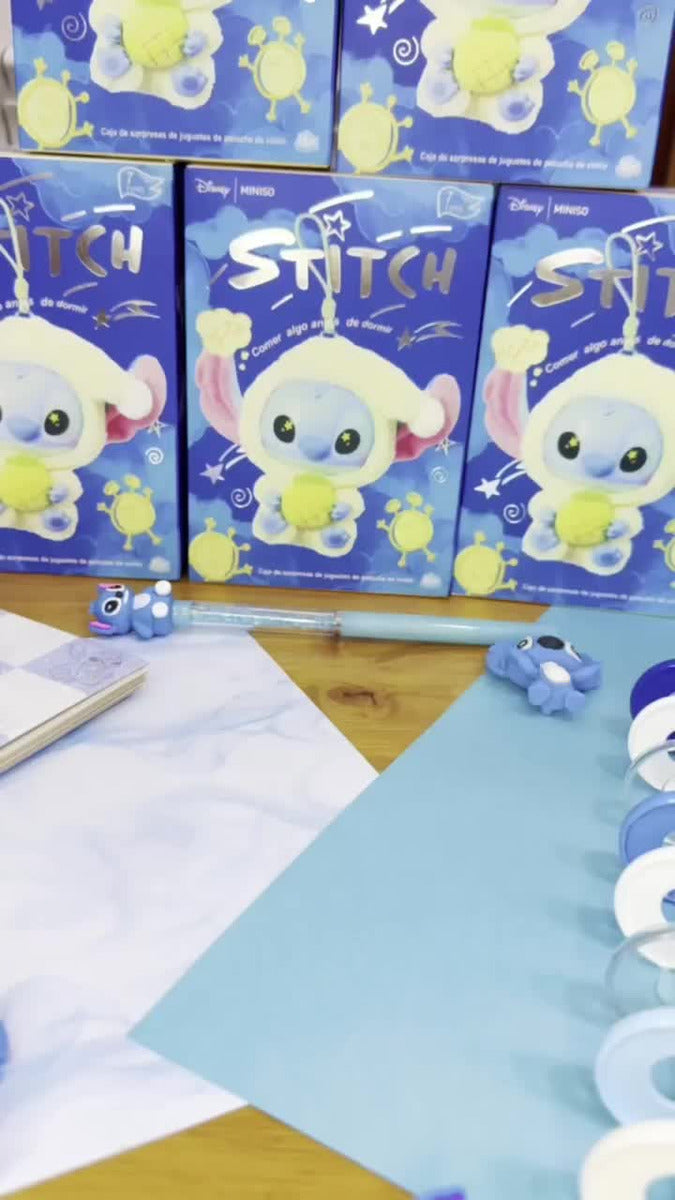 Labubu Peluche Stitch Sorpresa Modelo Al Azar Figura Stitch Azul