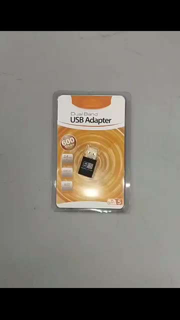Antena Wifi Doble Banda 600 Mbps 2.4g 5g Adaptador Usb 5 Ghz