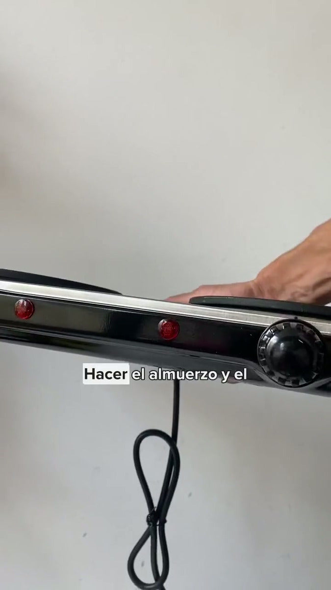 Fogon Estufa Eléctrica Sokany Dos Puestos Perillas Ajuste Temperatura Cocina Rápida Portátil Compacta Bajo Consumo Superficie Fácil Limpieza Potente Electrodoméstico Hogar Cocinas Modernas Eficiente
