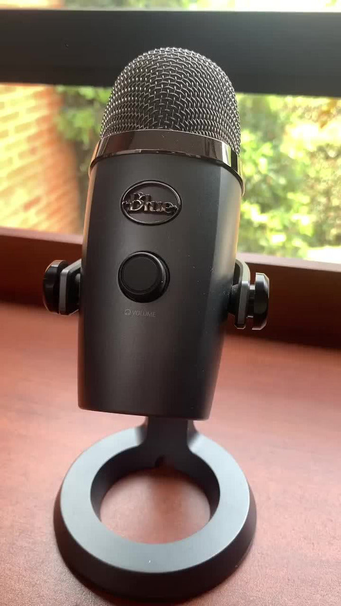 Micrófono Blue Yeti Nano Condensador Omnidireccional color shadow greyS