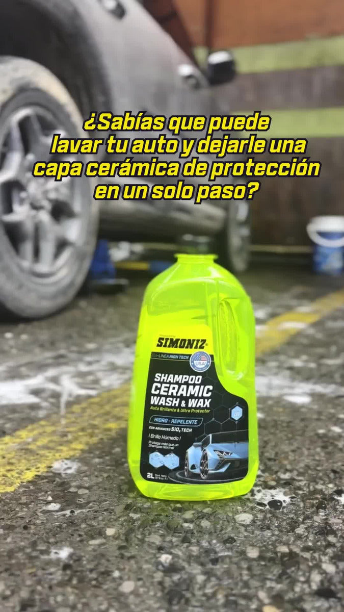 Shampoo Ceramic Simoniz Wahs & Wax 2l