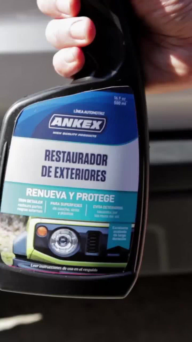 Restaurador Exterior Ankex Detailer Partes Negras
