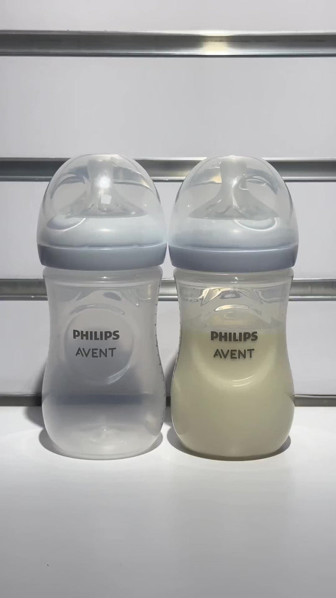 Biberon Avent Natural 3.0 Response Scy903/02 9oz/260ml 2pz Color Traslucido