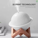 Lampara Humidificador Saturno 3d Led Difusor + Esencia