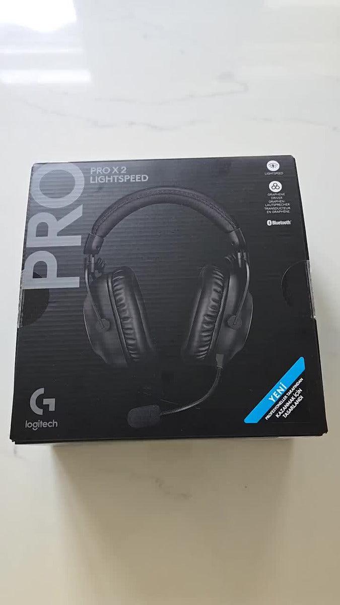 Diadema Gamer Inalámbrica Logitech Pro X2 Lighstpeed/bt/3,5 Negro