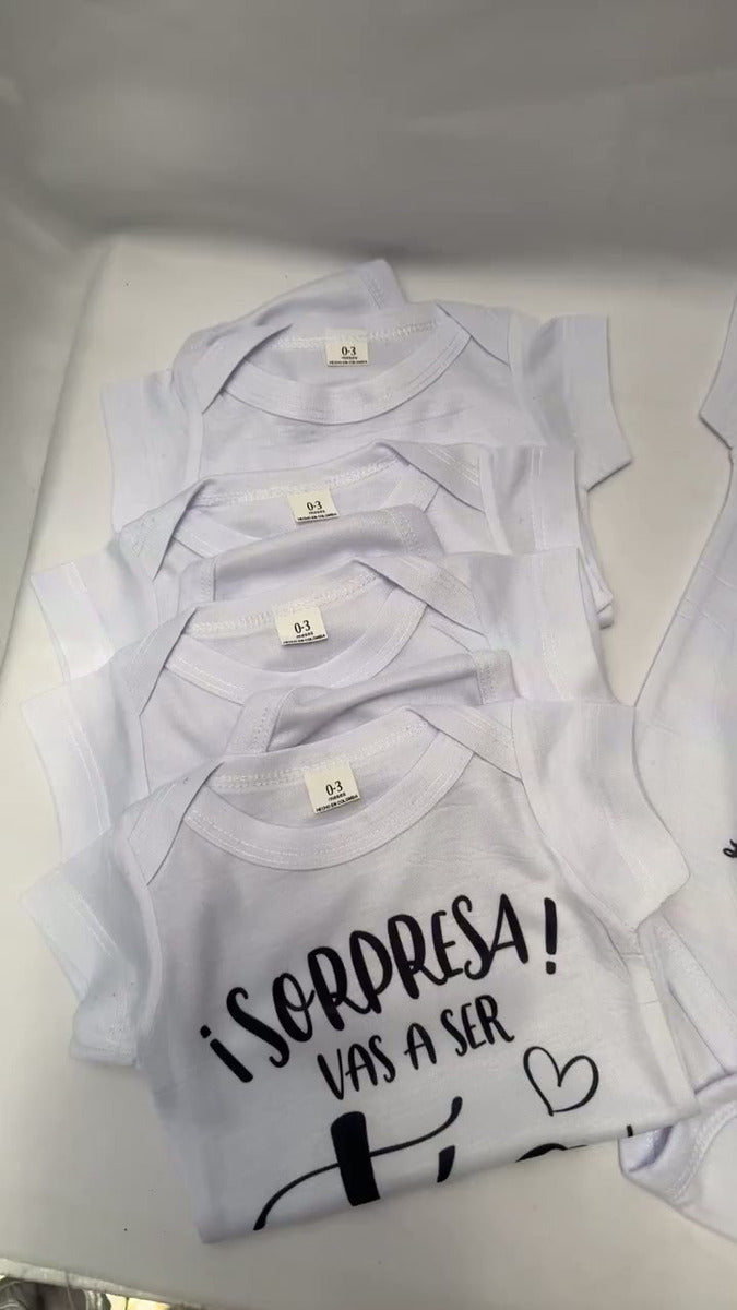 Body Personalizado Blanco Todas Las Tallas Disponible