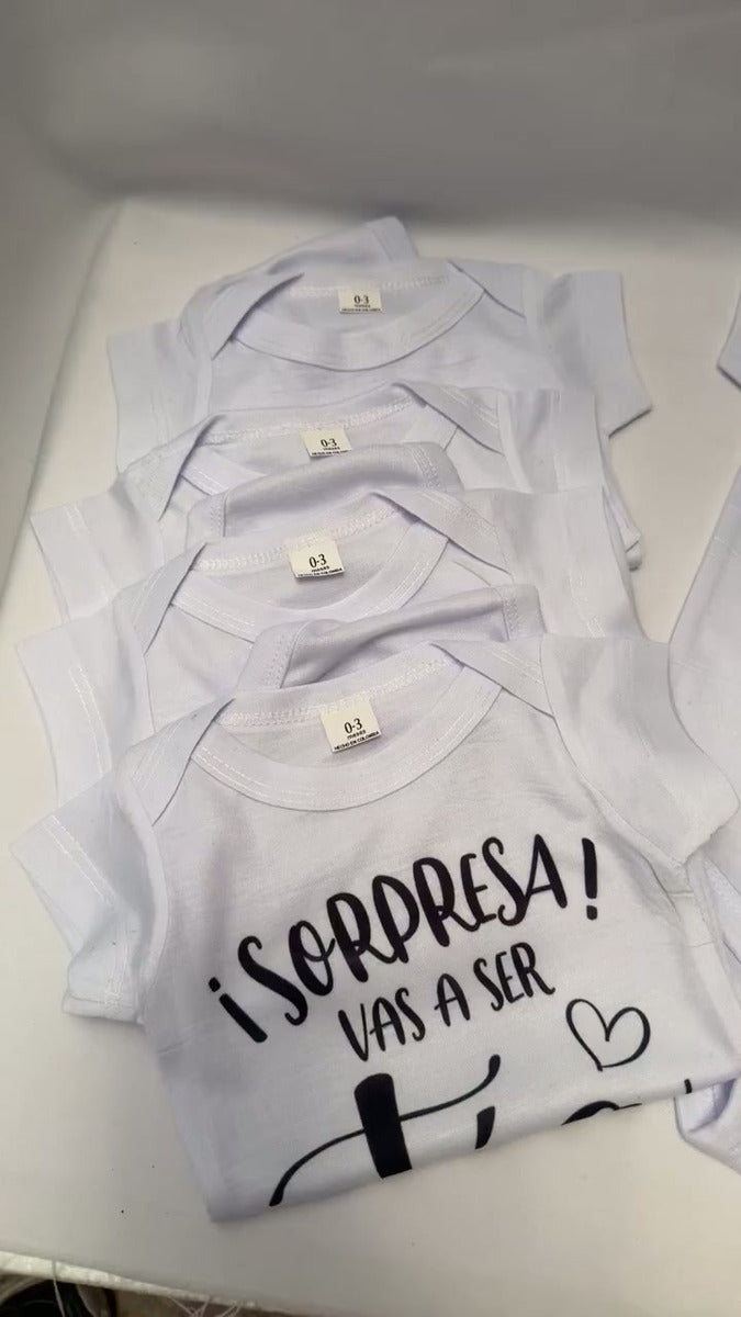 Body Personalizado Blanco Todas Las Tallas Disponible