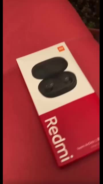Fone de ouvido in-ear sem fio Xiaomi Redmi AirDots TWSEJ04LS negro