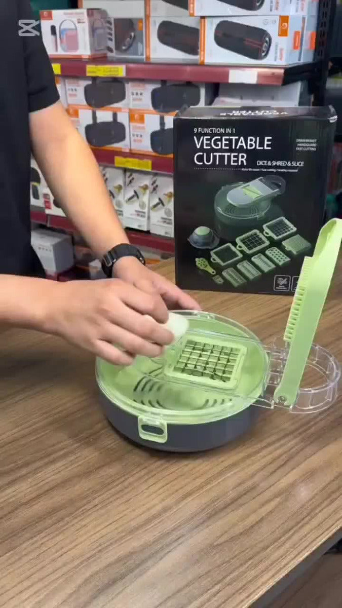 Picadora De Verduras Multifuncional Cortadora Alimentos 9en1