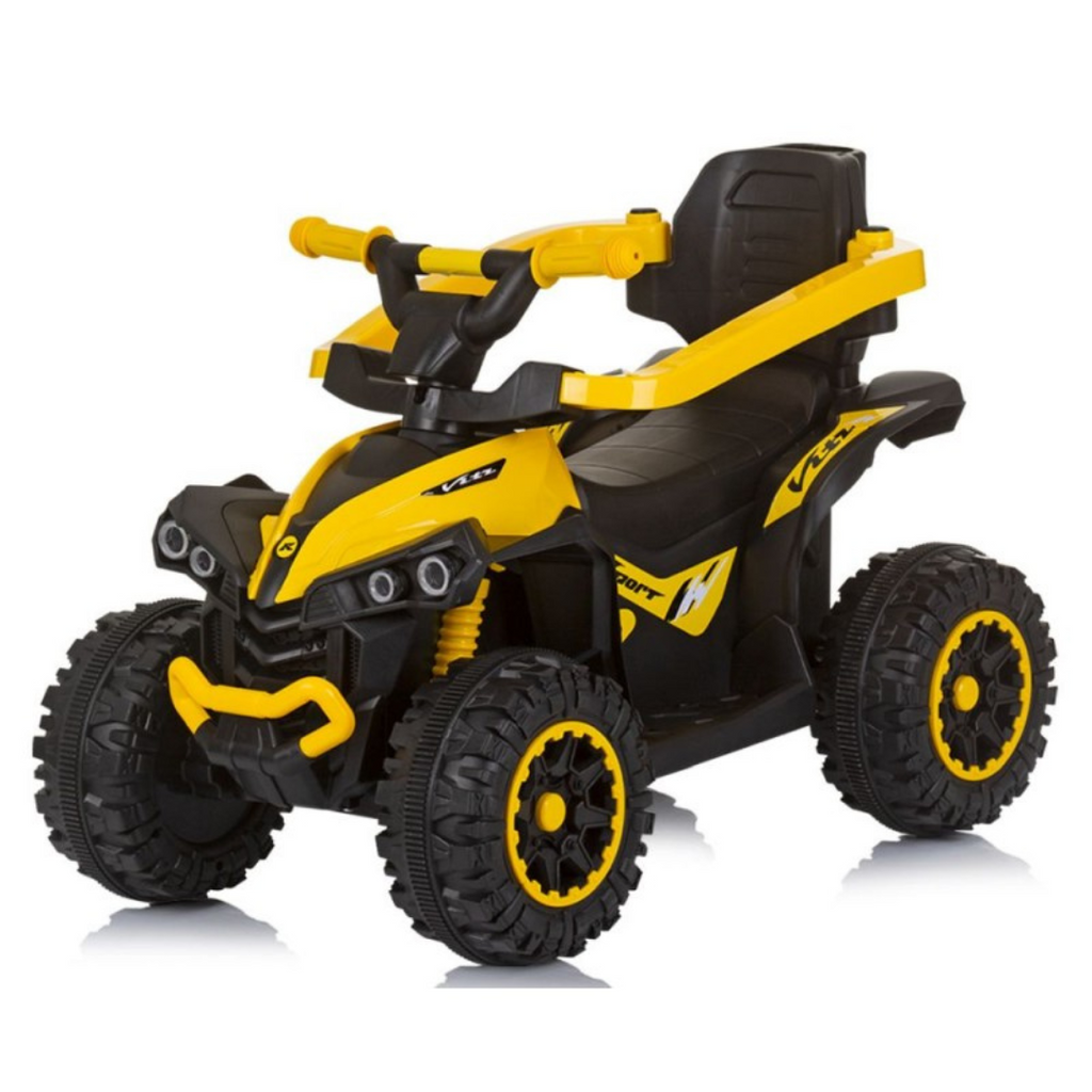 CUATRIMOTO MONTABLE CON GUÍA !AVENTURA SOBRE RUEDAS! J-BC8562P MUNBE AMARILLO