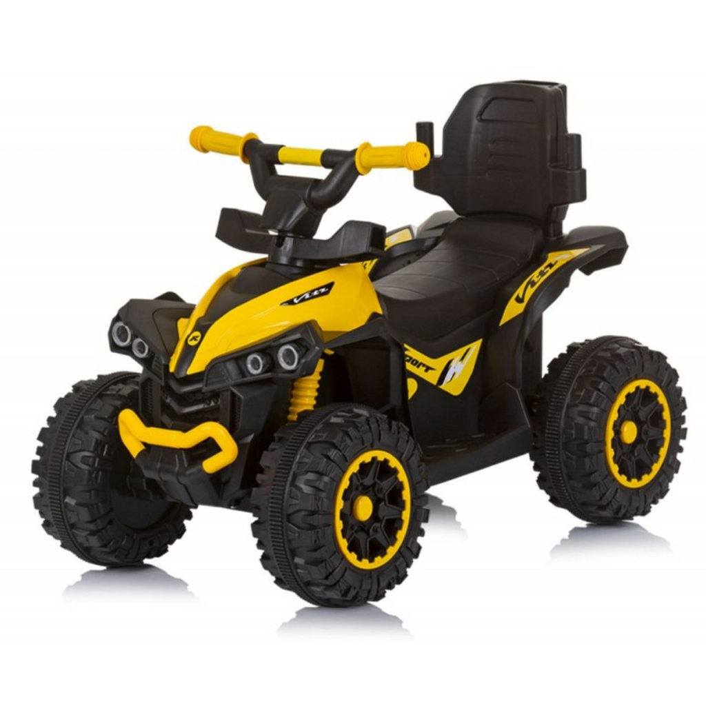 CUATRIMOTO MONTABLE CON GUÍA !AVENTURA SOBRE RUEDAS! J-BC8562P MUNBE AMARILLO