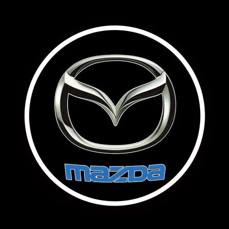 2 piezas de proyector de luz LED, luz de cortesía con logo GR deportivo, USB, HD, para Audi, Benz, BMW, Citroën, Hyundai, Honda, Kia, MG, Skoda, Toyota, Peugeot