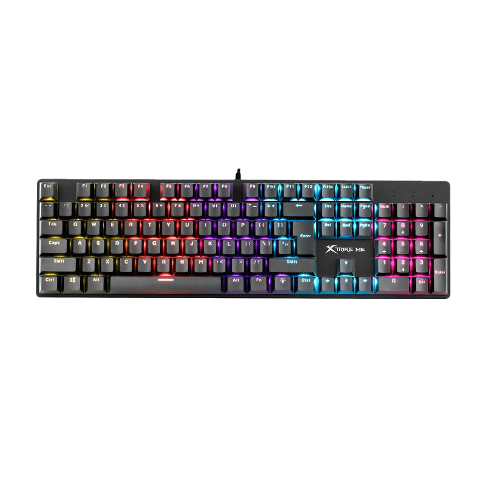 Teclado Gamer XTRIKE ME Mecanico GK-915 Con Switches Blue