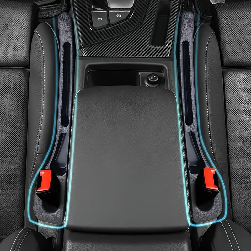 Paquete de 2 Tiras de Almacenamiento para el Espacio entre Asientos del Coche, Diseño Antifugas que Evita la Caída de Residuos y También Puede Guardar Pequeños Objetos, Organizador de Huecos Interiores en el Auto