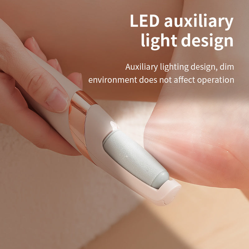 Popular Choice USB Recargable, Eliminador de Pies, Kit de Pedicura Automático, Multifuncional y Conveniente, Perfecto para Vacaciones como Navidad, Halloween, Día de San Valentín, etc., Adecuado para Pies y Manos, Limpiador de Pies Eléctrico, Suaviza Tus