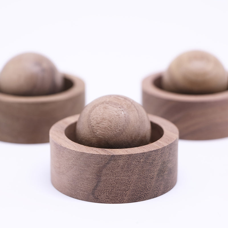 1 Difusor de Aroma de Madera de Nuez, Dispersor de Aroma de Madera Sin Fragancia para Hogar y Coche, Decoración Elegante de Vacaciones para Navidad, Halloween, Pascua, Janucá, Acción de Gracias