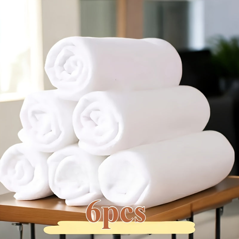 Un juego de 6 toallas extra grandes, ultra suaves, de secado rápido y duraderas, ideales para diversos usos en el baño y viajes