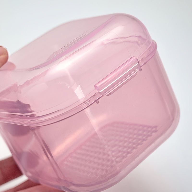 Un dispositivo de desinfección de herramientas de uñas de alta calidad con un diseño transparente cuadrado y accesorios de limpieza de cabeza de pulido.