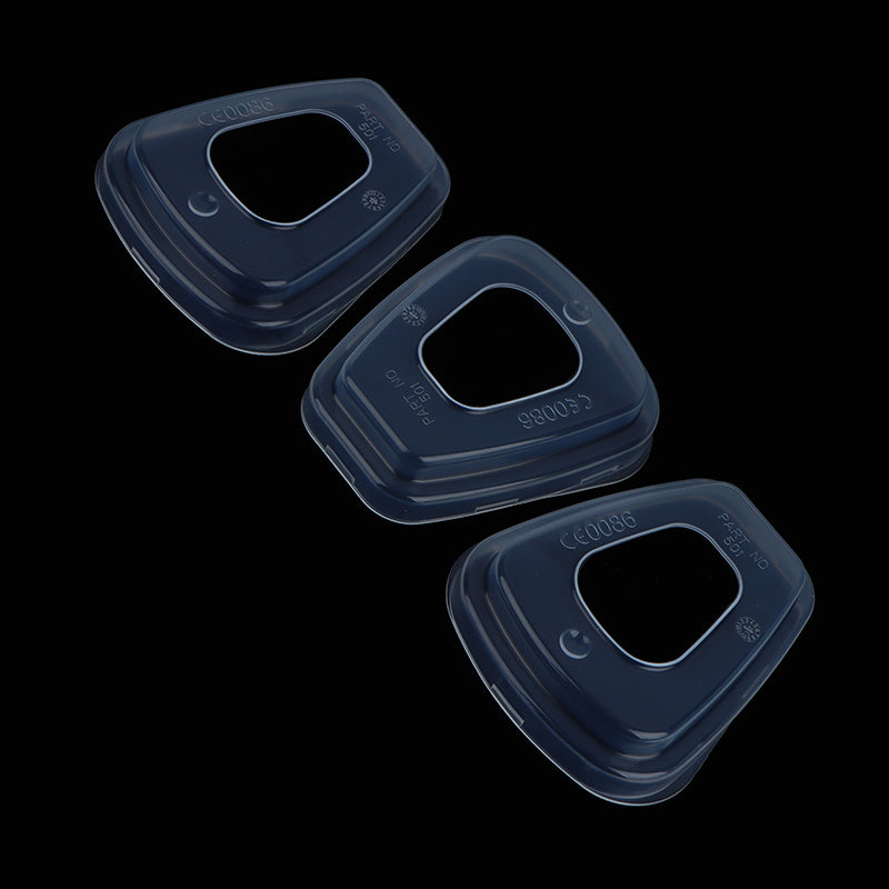 Conjunto de 10 adaptadores de filtro 501 para estuches retenedores antipolvo serie 6000/7000 - Cubiertas de repuesto duraderas de plástico con filtro 5N11, diseño transparente para 6800 6001 5N11 5P71 7502 6200 (Compatible con mercado secundario), cubier