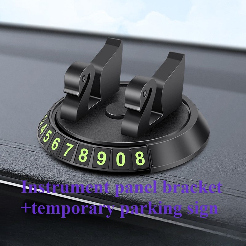 Soporte Giratorio para Teléfono en el Salpicadero del Coche, Soporte Ajustable Universal de 360° con Almohadilla de Silicona Antideslizante y Seguridad con Clip